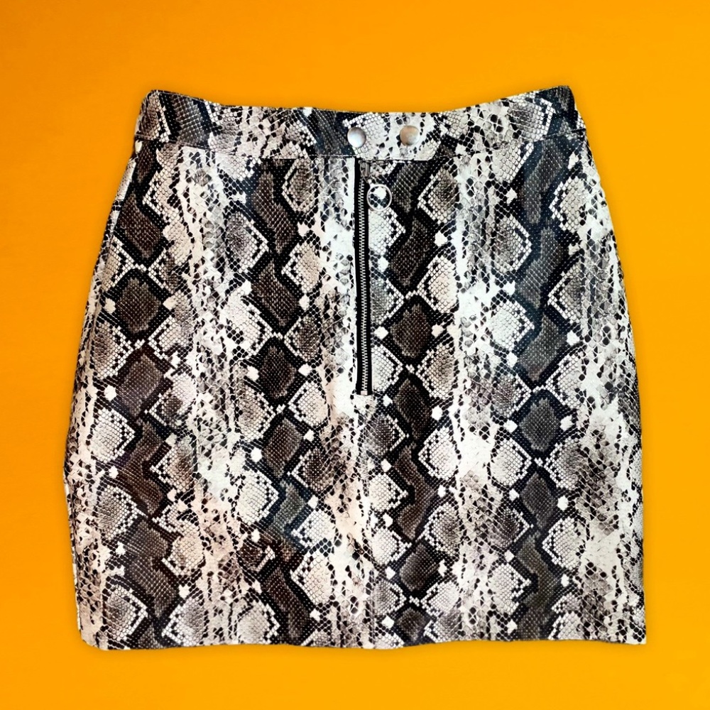 Blashe Snake Print Skirt (Small)